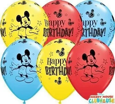 Disney Mickey Mouse Clubhouse Balloons - Top Quality Licensed - Birthday Party • £3.79