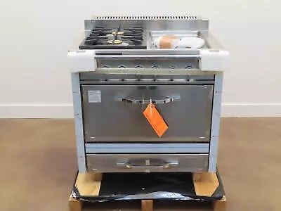 Viking Tuscany Series TVDR3602GSS 36  Pro-Style Stainless Steel Dual Fuel Range • $11999