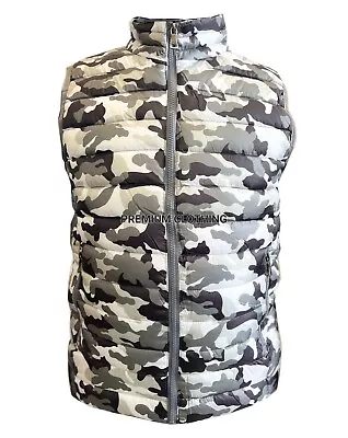 Mens EX STORE Sleeveless GILETS Body Warmer Puffer Quilted Padded Bomber Jackets • £14.99