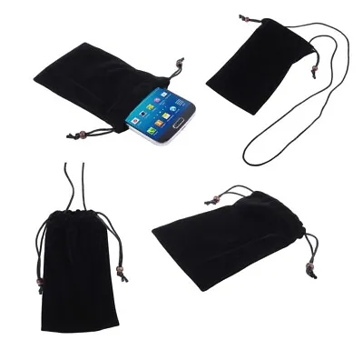 For ZTE Grand X4 Case Cover With Chain And Loop Closure Soft Cloth Flannel Ca... • £10.74