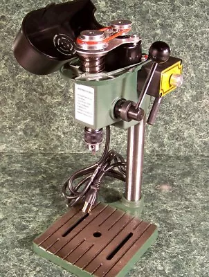 TINY MINI HOBBY BENCH DRILL PRESS 3 Speed Variable Vise Mounting Slots FREE Belt • $120