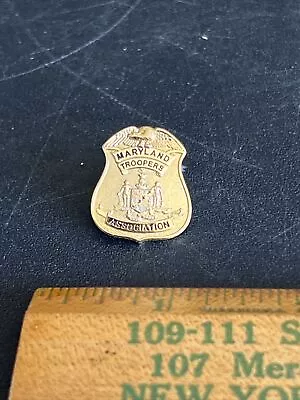 Vintage Maryland Troopers Association Police Department Tie Tack • $9.99