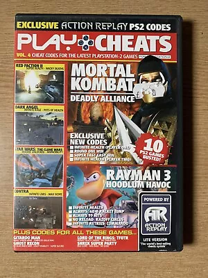 Vol. 4 Action Replay Play Cheats Codes PS2 Playstation 2 Game Codes • £3.94