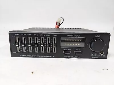 Vintage Realistic Car Stereo 7 Band Equalizer/Booster 60 Watt Model 12-1959 • $180