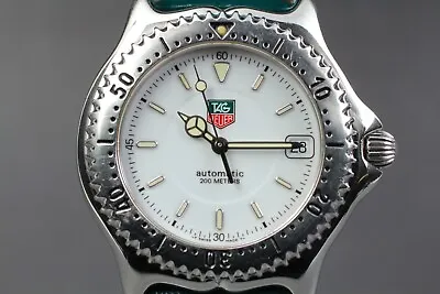 *EXC+3* TAG HEUER SEL WI2110 Automatic 200m White Dial Men's Watch • $449.99