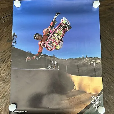 Vintage 1989 Powell Peralta Tony Hawk Original Old School Skateboard Poster • $45