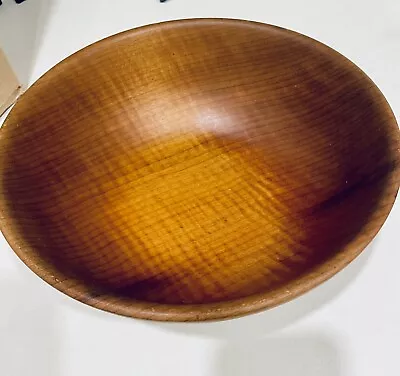 The House Of Myrtlewood Vintage Wood Bowl Coos Bay Oregon Large Salad Fruit • $42