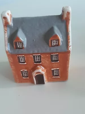 Mudlen End Studio Felsham Pottery Minature House Terracotta With Grey Roof B20  • £8.50