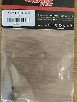 £6 • Buy Rc Car Buggy 0.6 Module Pinion 17T Pinion 17 Tooth