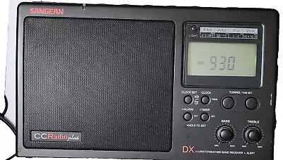 C Crane SANGEAN Portable AM/FM/TV Weather Alert CC Radio Plus DX • $9.50