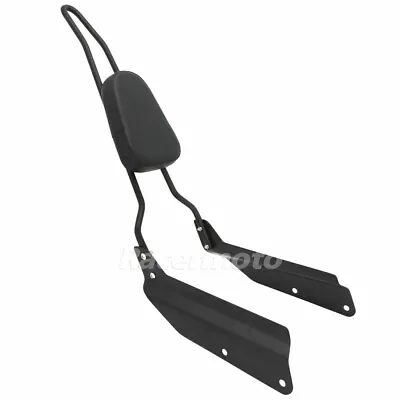 Black Tall Sissy Bar Backrest Pad For Honda VTX1300C VTX1800C VTX1800F 2002-2009 • $87.99