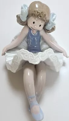 Lladro Figurine Porcelain Doll Ballerina Girl Shelf Sitter Rag 1501 Damaged • $59.99