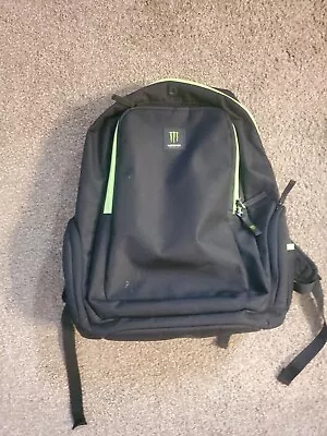 Black Monster Energy Bookbag Laptop Bag Backpack • $30