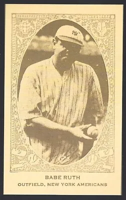 1922 American Caramel E120 Babe Ruth 1991 REPRINT • $8