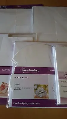 Hunkydory Luxury Shaped Cards Twisted Easel A5Box & Side Stepper Triple Easel • £4.29