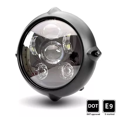 7  Inch Motorcycle LED Head Light Headlight Lamp Fit For Harley Touring Black • $151.26
