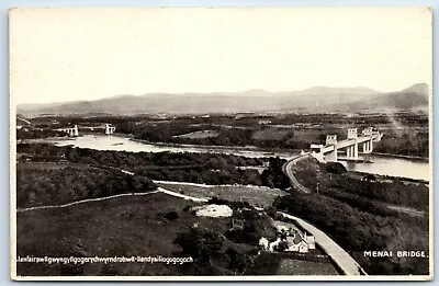 Postcard Menai Bridge Llanfair Anglesey Wales • £2.25