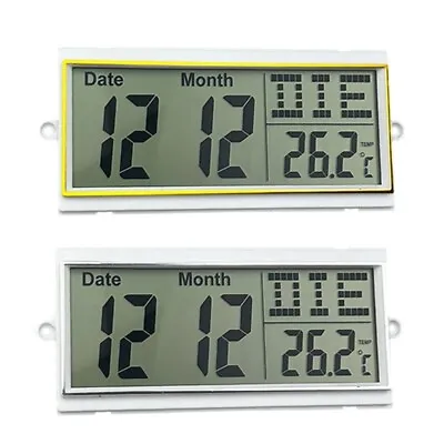 Stylish Wall Clock With Temperature Lunar Date Display For Home Office School • £6.94