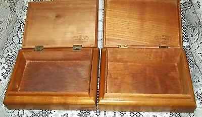 2 X VINTAGE 'WILLEM II DESIR' WOODEN CIGAR BOXES  - Empty • $72.17