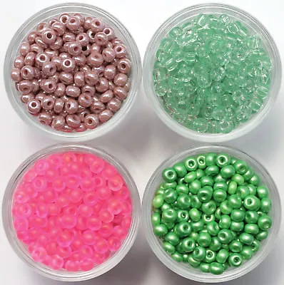  Czech Glass Seed Beads 6/0 10g. RocaillePreciosaeach Add. Item Is Free Post. • $1