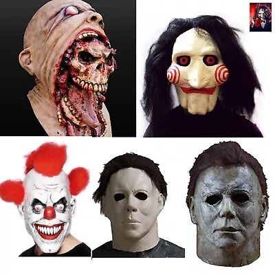 £12.49 • Buy SCARY Horror HALLOWEEN MASK Zombie Saw Billy Michael Myers Clown Cry Baby Mask
