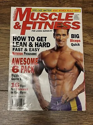 Muscle And Fitness April 1998 Mike O’Hearn Cover • $6.32