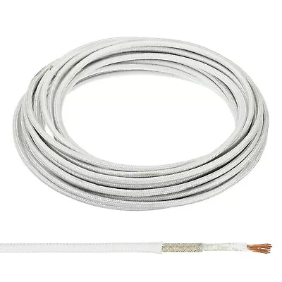 9.8ft 17AWG Electronic Wire High Temperature Electrical Mica Cable White • $9.07