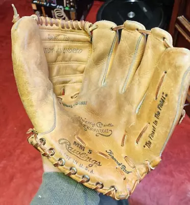 Rawlings Baseball Glove RHT Mickey Mantle MM5 USA Professional Great Vintage 9  • $280