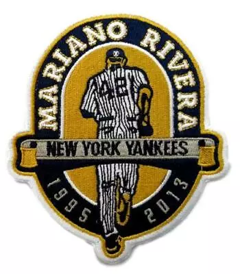 Mariano Rivera 2013 New York Yankees Retirement Jersey Patch MLB Emblem 146416 • $24