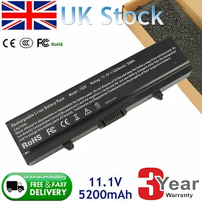 £14.49 • Buy GW240 New Brand Laptop Battery For Dell Inspiron 1525 1526 1440 1545 1546 1750