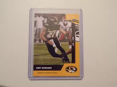 Missouri Tigers Cody Schrader Sam Horn 2023 Onit Football Rookie Rc Error Card • $69.99