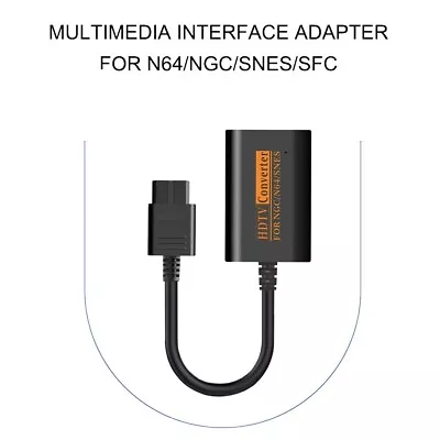 1080P HDMI Adapter Converter HD Cable For Nintendo 64/SNES Gamecube Console AU • $30.99