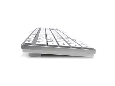 Accuratus KYBAC301-USBCMAC Keyboard USB QWERTY UK International White (KYBAC301- • £27.73