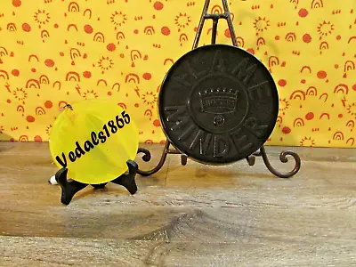 KITCHEN KING Vintage Black 6 1/4” Enamelware  Flame Minder  Heat Distributor • $24.99