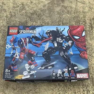 LEGO 76115 Marvel Super Heroes Spider Mech Vs Venom Spiderman Ghost New Sealed • $179