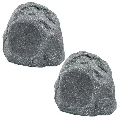 2 X Qacoustics Qinstall Qi65LW Weatherproof Garden Rock Speaker - (Pair) • £491.66