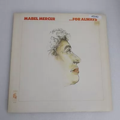 Mabel Mercer Mabel For Always LP Vinyl Record Album • $7.82