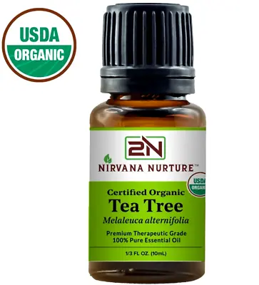 OrganicTea Tree Essential Oil USDA Certified 100% Pure Therapeutic Grade Natural • $9.99