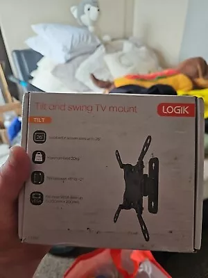 Logik Small Full Motion With Starter Kit Tv Mount/ Bracket Brand New LFMSKS16 • £10
