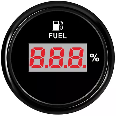 52mm 2-1/16'' Fuel Level Gauge Digital 240-33ohms For Car Truck Marine UTV Black • $21.64