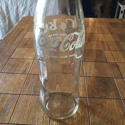 VINTAGE COCA-COLA BOTTLE 25 Fl 80s? • £6