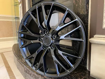 18  / 19  Wheels Rims BLACK For Chevy CORVETTE SATIN Z06 C5 C6 C7 (1997-2019) • $950