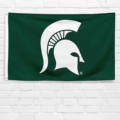 For Michigan State Spartans 3x5 Ft Flag NCAA Football Golf Banner Flag • $13.99