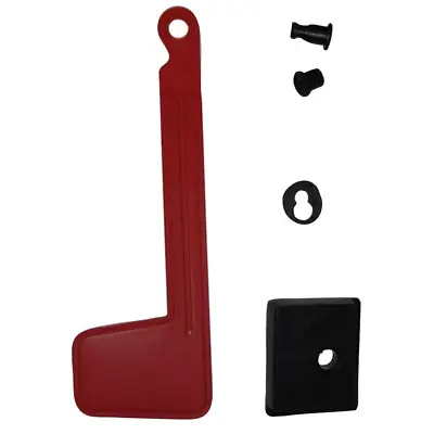 Durable Red Plastic Flag Kit Easy Replacement For Missing Or Broken Mailbox NEW • $7.99