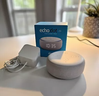 NEW Amazon Echo Dot (3rd Gen) - Smart Speaker With Clock And Alexa - White • $22.50
