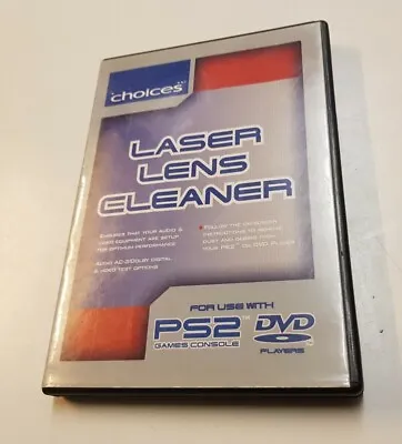 Choices Store  DVD / Playstation 2 Laser Lens Cleaner - Boxed - VGC • £14.99