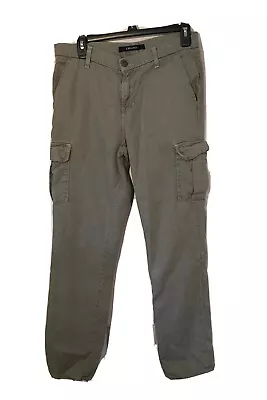 J Brand Vin Garris  Womens 26 Olive Green Army Cargo Slouchy Stretch Pants • $27.20