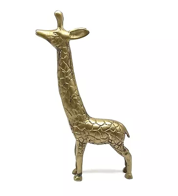 Vintage Mid Century Brass Giraffe Display Decor Figurine MCM Brass R • $29.99