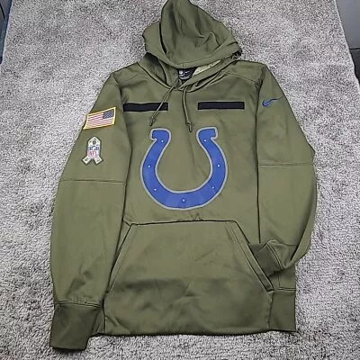 Nike NFL Colts Hoodie Adult Small Green Salute To Service On Field Men  • $17.95