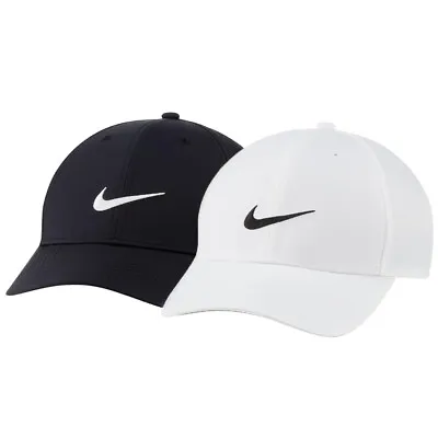 Nike Men's Hat Adjustable Cotton Athletic Training L91 Swoosh Logo Ball Cap • $21.88